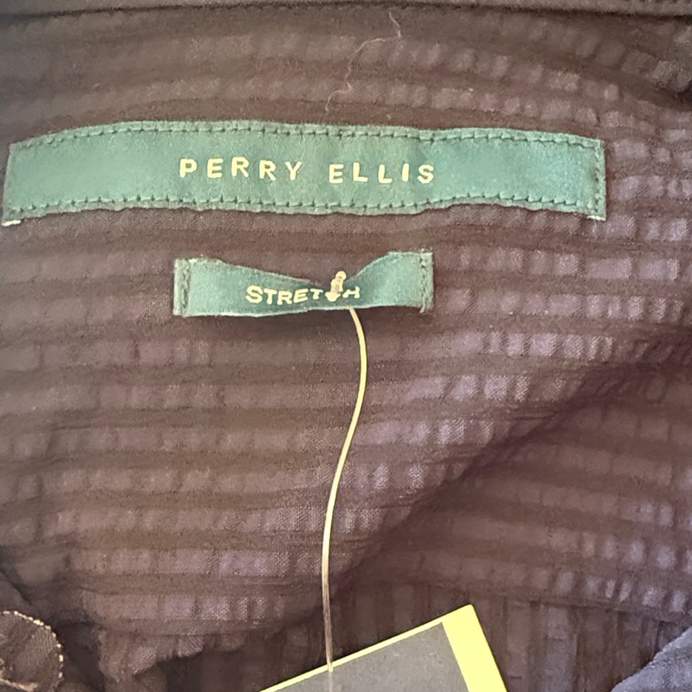 Perry Ellis Blue Dress Shirt